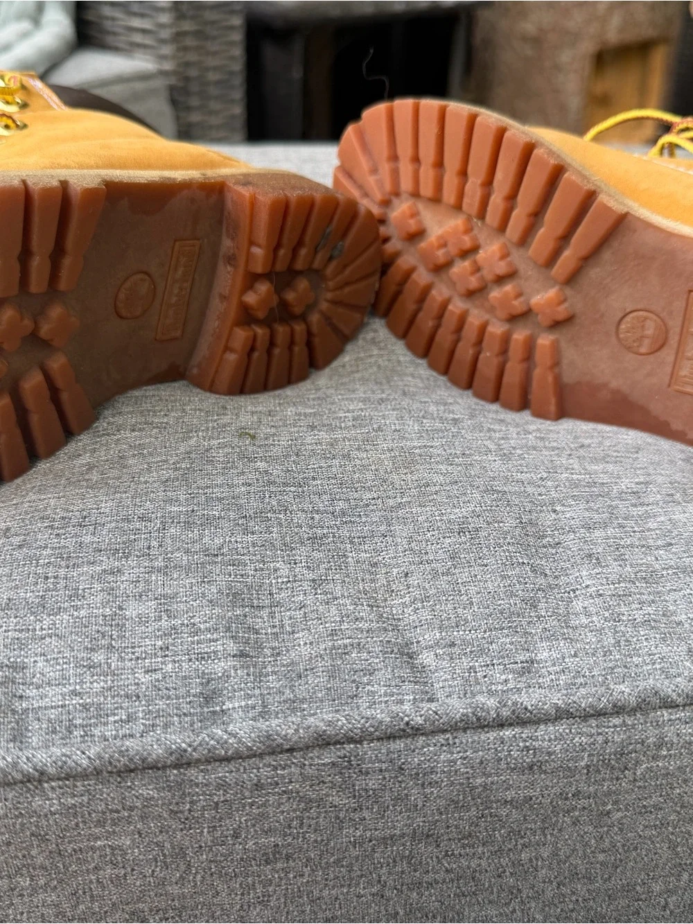 Timberland Kids Wheat Nubuck Work Boots - Classic Yellow